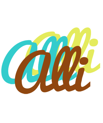 Alli cupcake logo