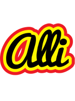 Alli flaming logo