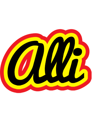 Alli flaming logo