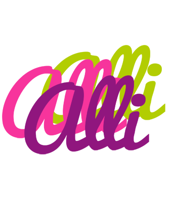 Alli flowers logo