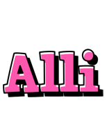 Alli girlish logo