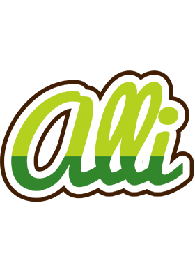 Alli golfing logo