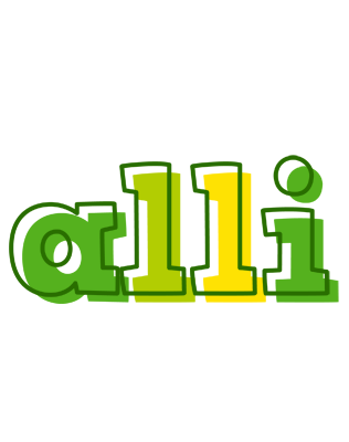 Alli juice logo