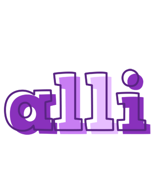 Alli sensual logo
