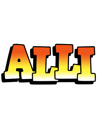 Alli sunset logo