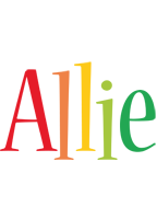 Allie birthday logo