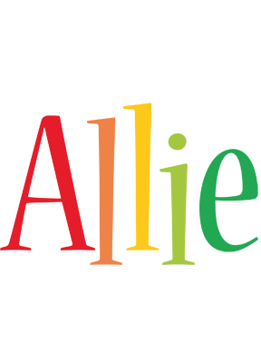 Allie birthday logo
