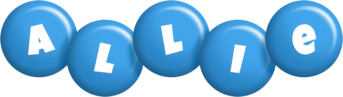 Allie candy-blue logo