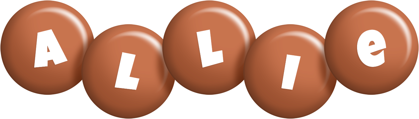 Allie candy-brown logo