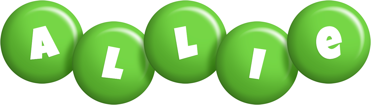 Allie candy-green logo