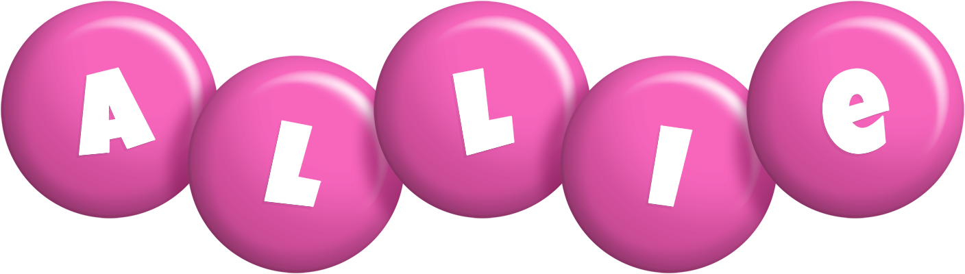 Allie candy-pink logo