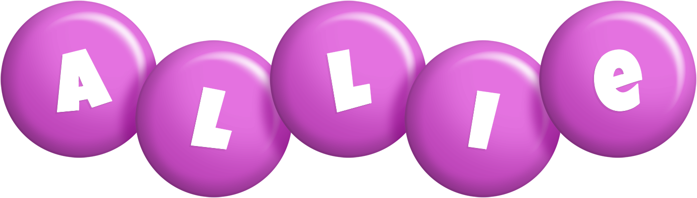 Allie candy-purple logo