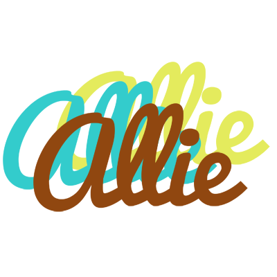 Allie cupcake logo