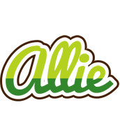 Allie golfing logo