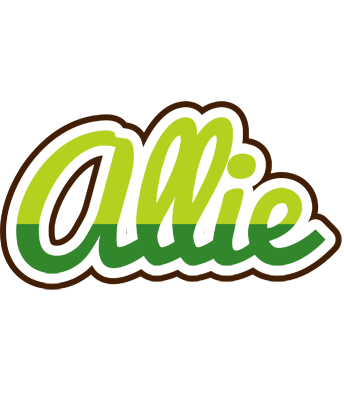 Allie golfing logo