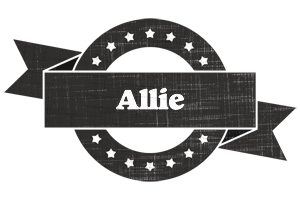 Allie grunge logo