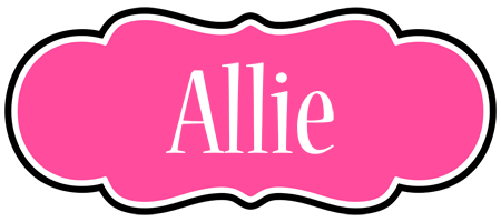 Allie invitation logo