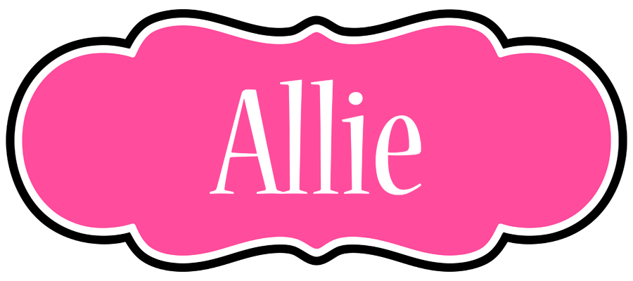 Allie invitation logo