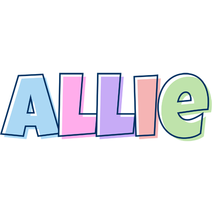 Allie pastel logo