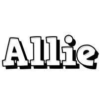 Allie snowing logo