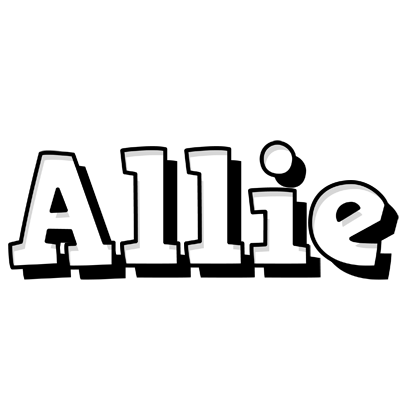 Allie snowing logo