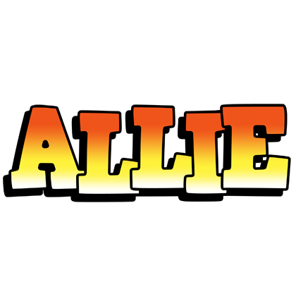 Allie sunset logo