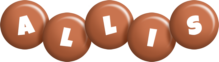 Allis candy-brown logo