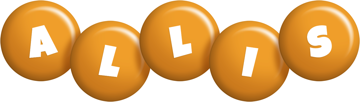 Allis candy-orange logo