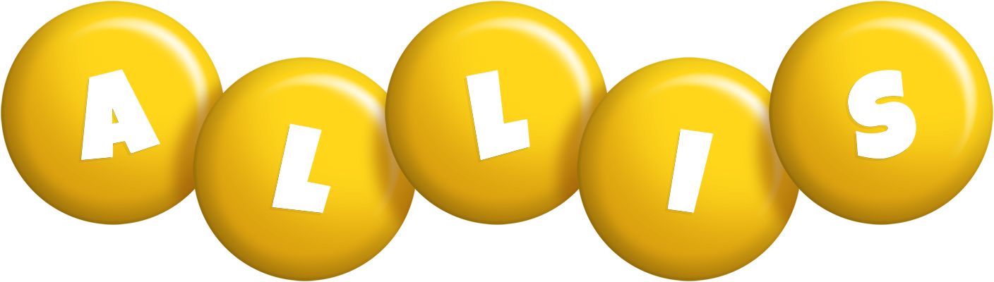 Allis candy-yellow logo