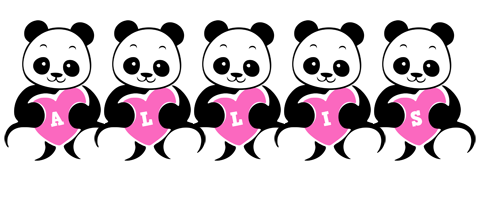 Allis love-panda logo