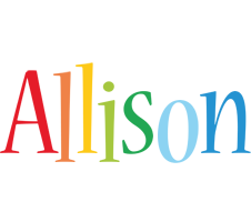 Allison birthday logo