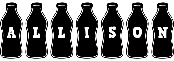 Allison bottle logo