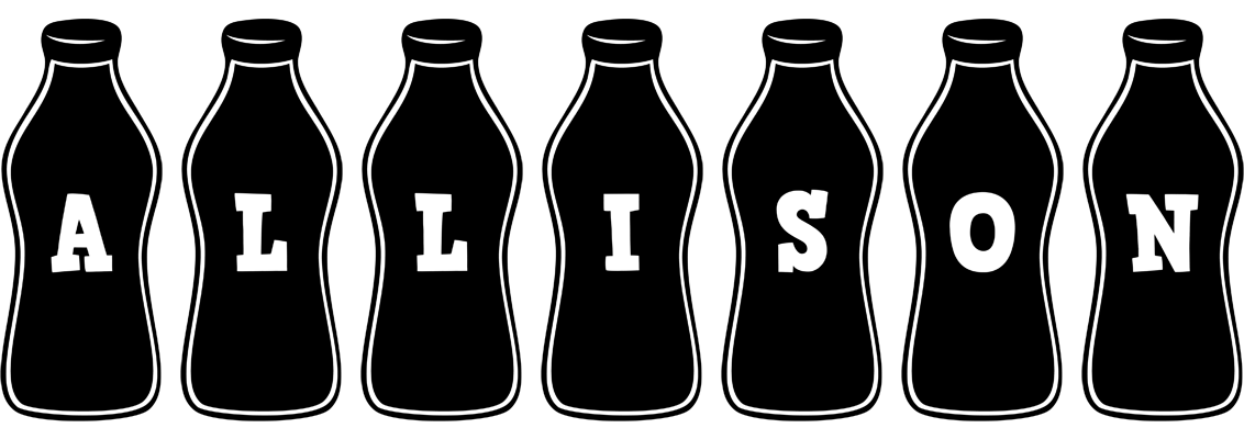 Allison bottle logo