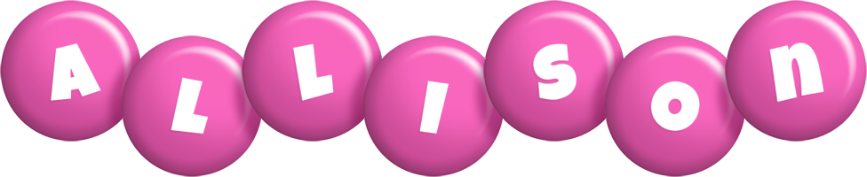 Allison candy-pink logo