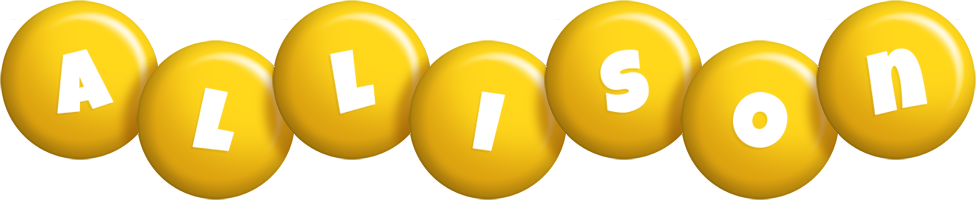 Allison candy-yellow logo