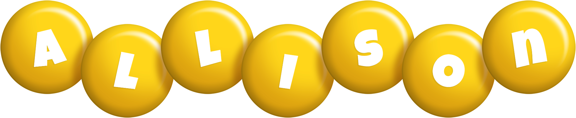Allison candy-yellow logo