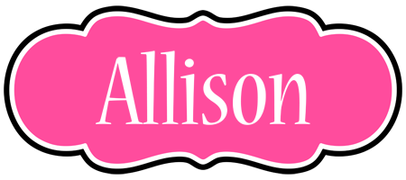 Allison invitation logo