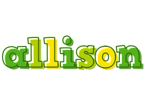 Allison juice logo