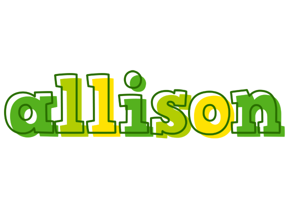 Allison juice logo