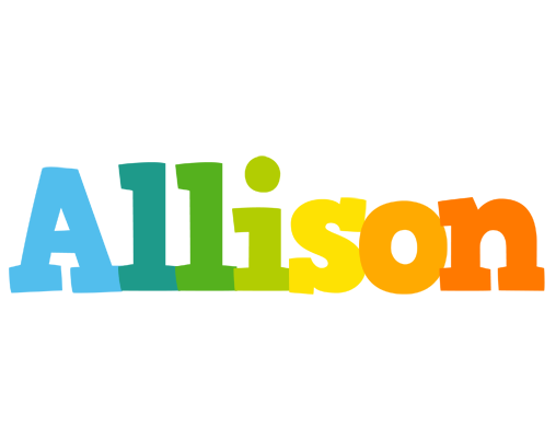 Allison rainbows logo
