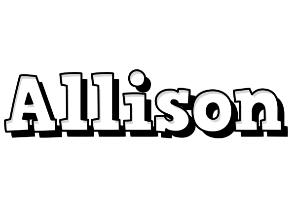 Allison snowing logo