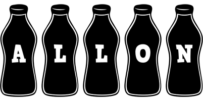 Allon bottle logo