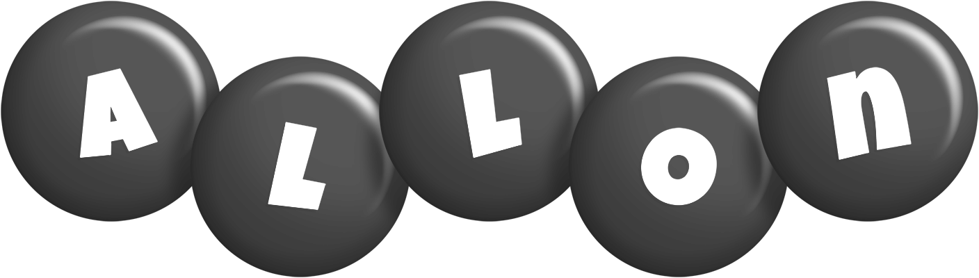 Allon candy-black logo