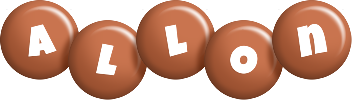 Allon candy-brown logo