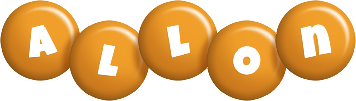 Allon candy-orange logo