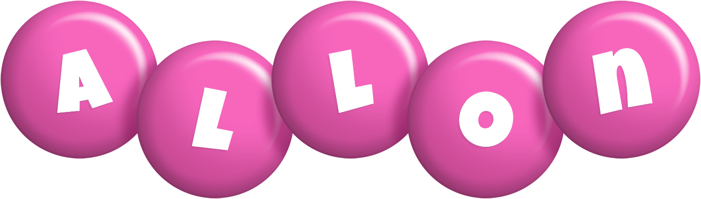 Allon candy-pink logo