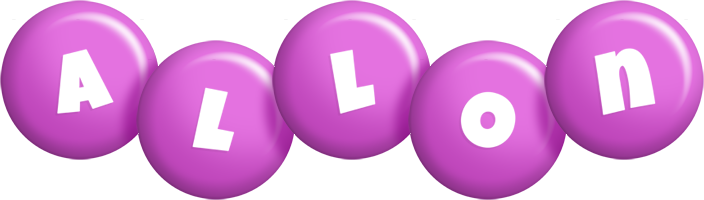 Allon candy-purple logo