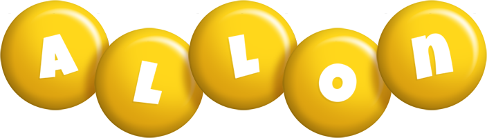 Allon candy-yellow logo