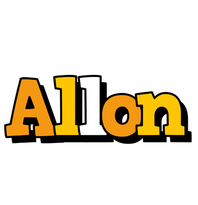 Allon cartoon logo