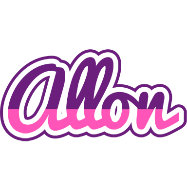 Allon cheerful logo